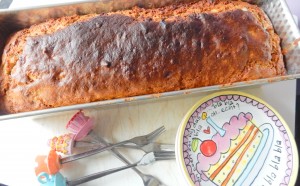 Cake net uit oven