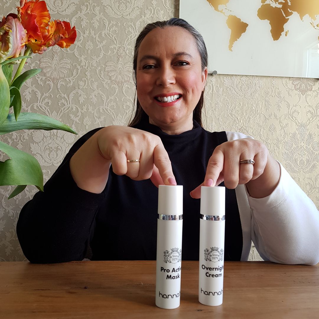 Nieuw! hannah Pro Active Mask en Overnight Cream