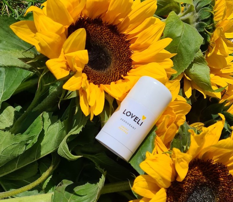 Loveli deo’s met zinkoxide bij zweet door stress, emoties en hormonen