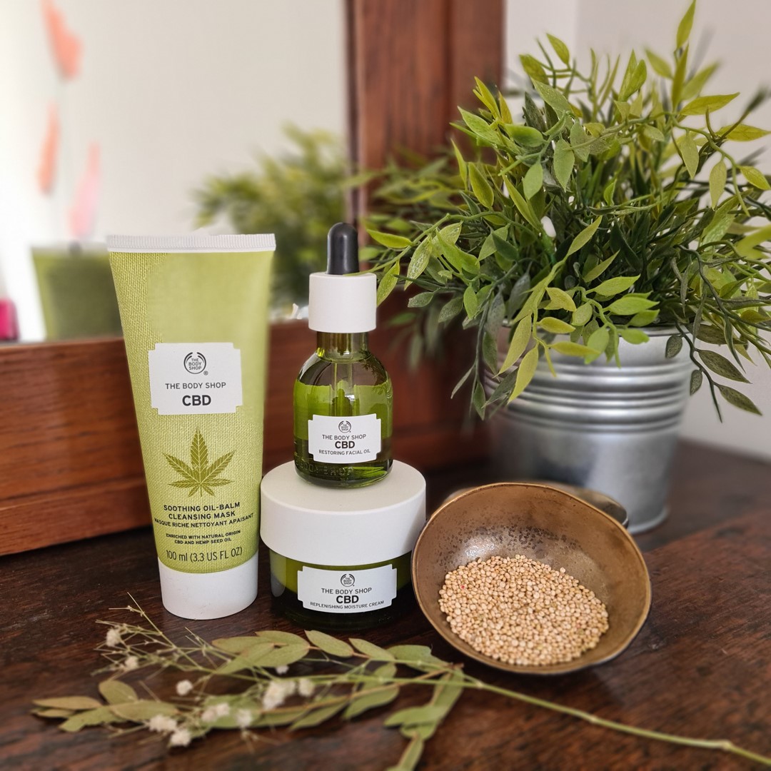 CBD brengt de gestreste huid tot rust