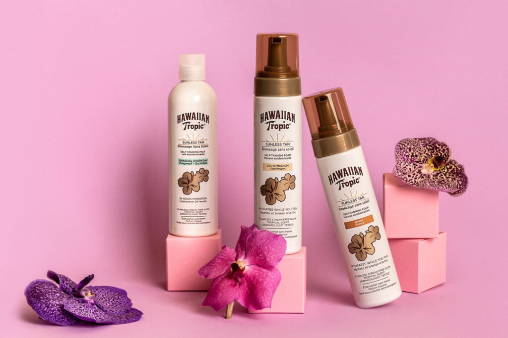 Zelfbruinende melk en mousse zorgen voor een natuurlijk vakantiekleurtje