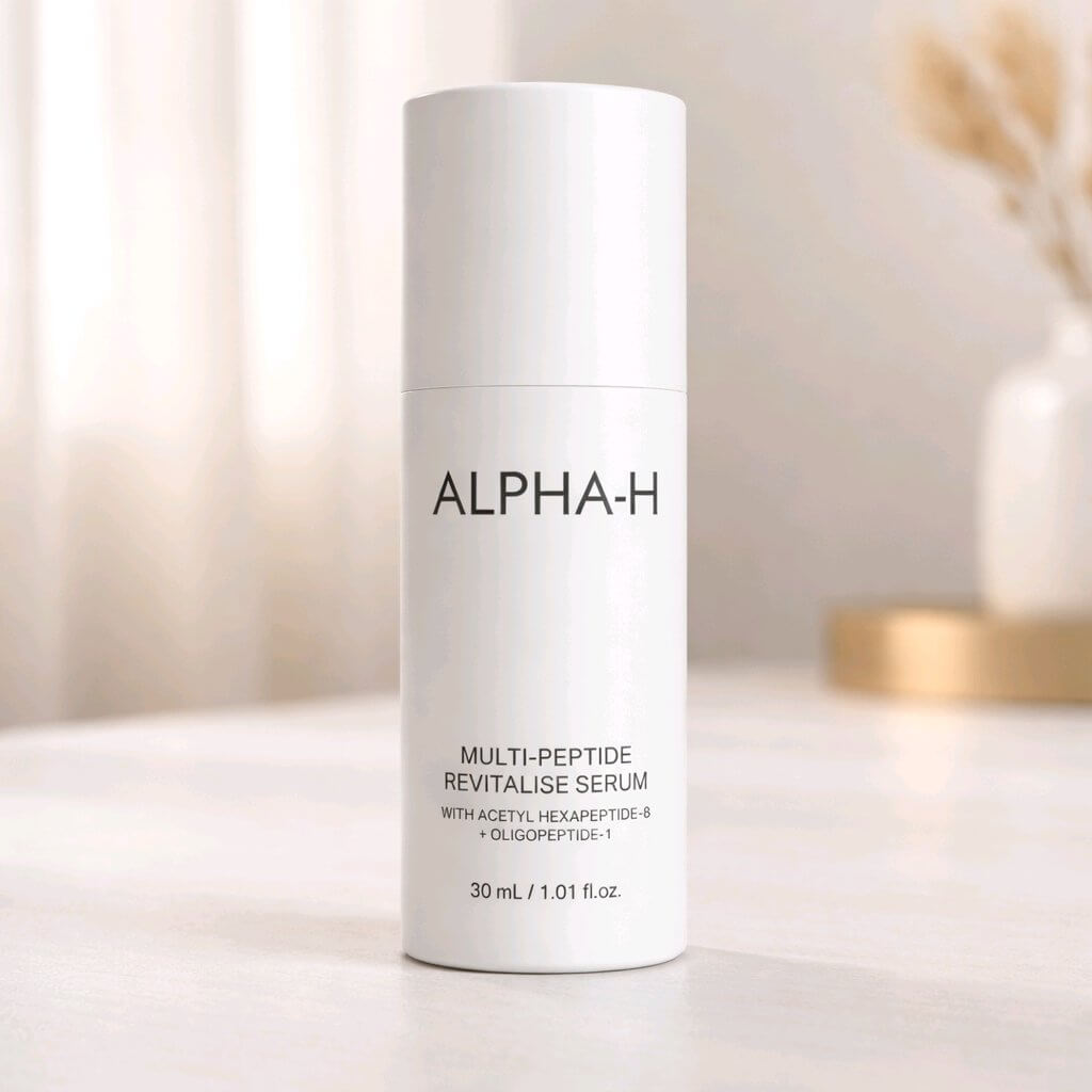 Waarom jouw huid blij wordt van het Alpha-H Multi-Peptide Revitalise Serum